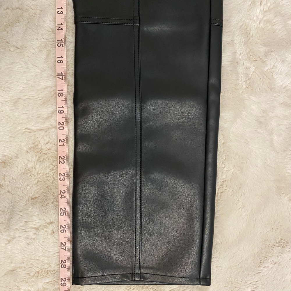 PISTOLA Taylor High Rise Faux Leather Straight Leg - Picture 9 of 13